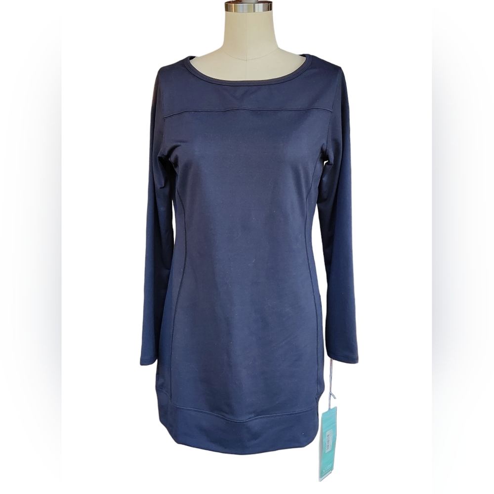 Carve Designs Talora Mini Short Stretch Sports LS Black Dress M MD